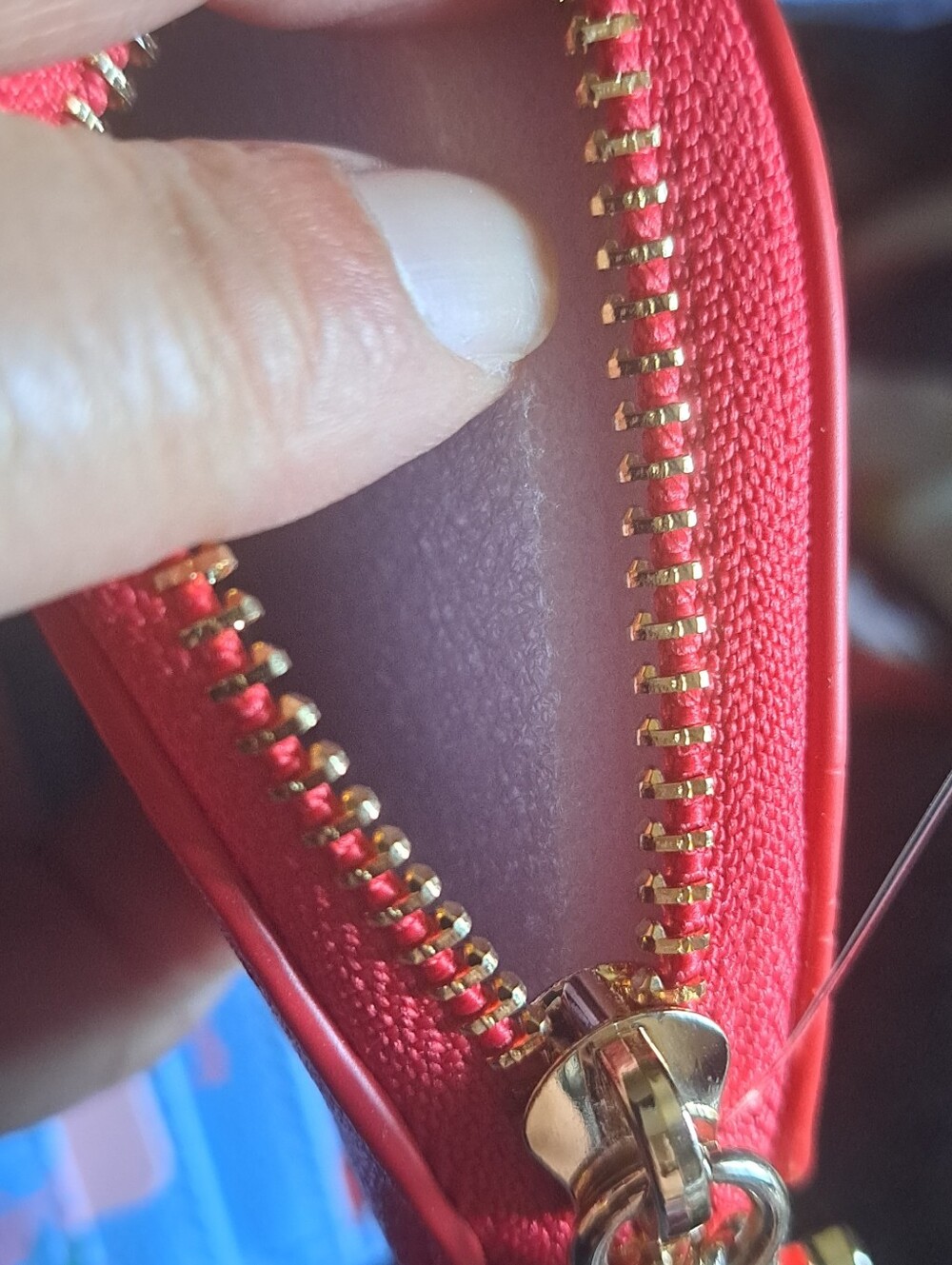 Juicy Couture Blue Cardholder with Red Strawberry Coin Pouch NWT - Picture 9 of 9